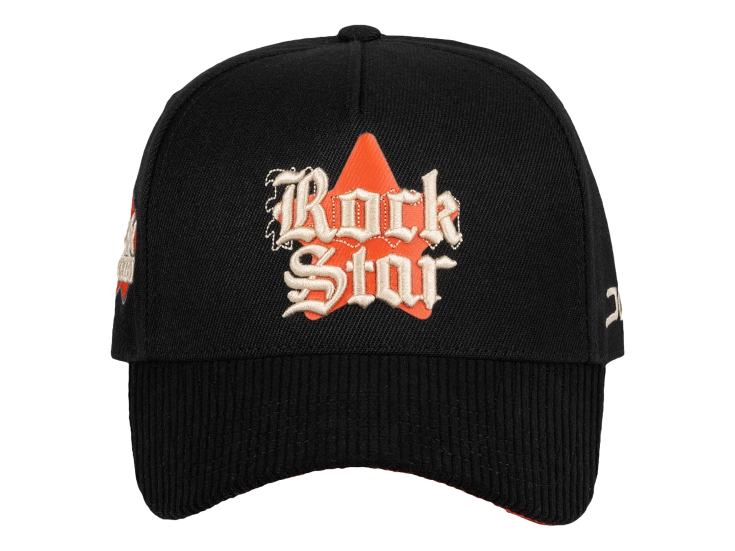 JC HATS- ROCK STAR ORANGE/BLACK